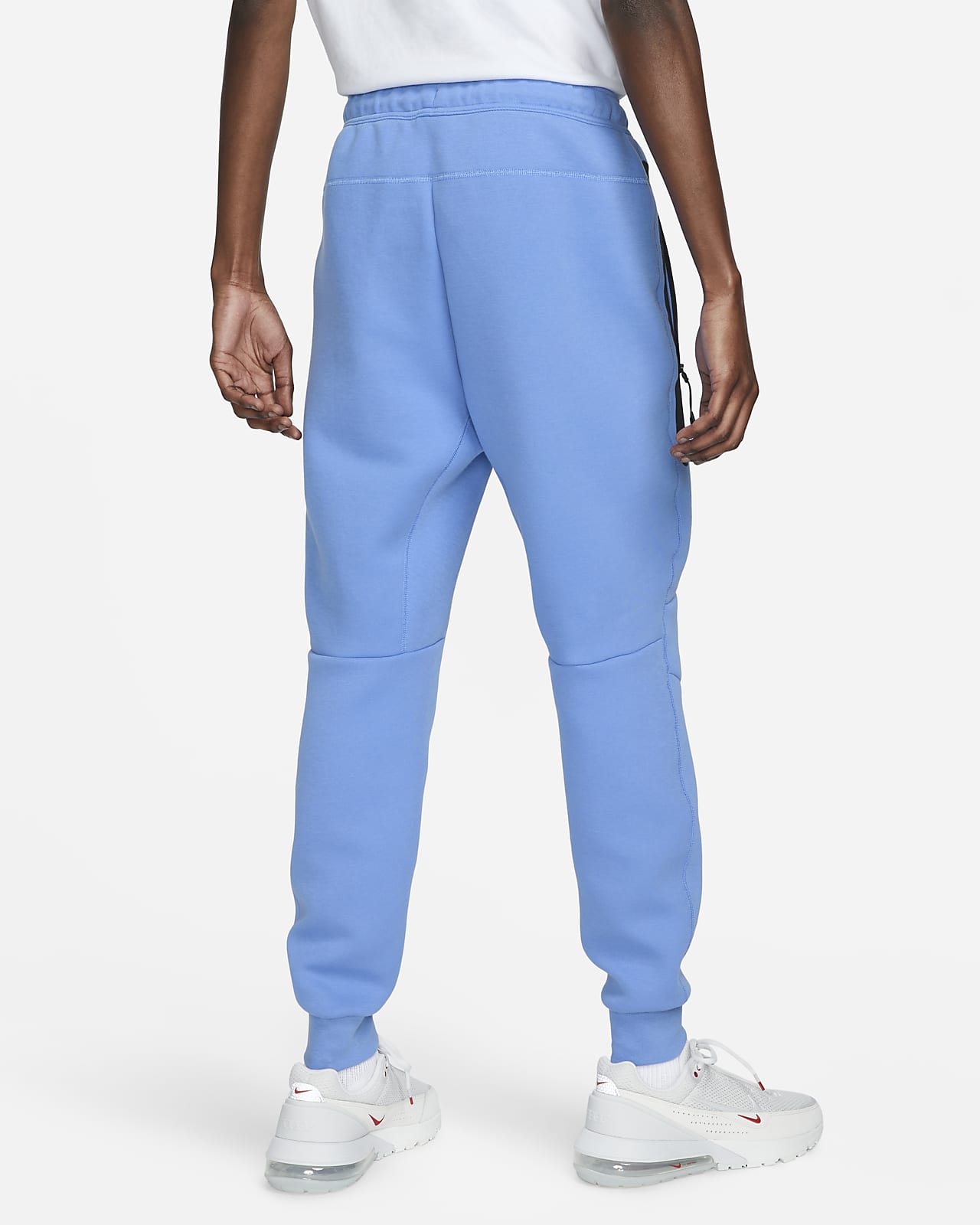 nike tech joggers blue