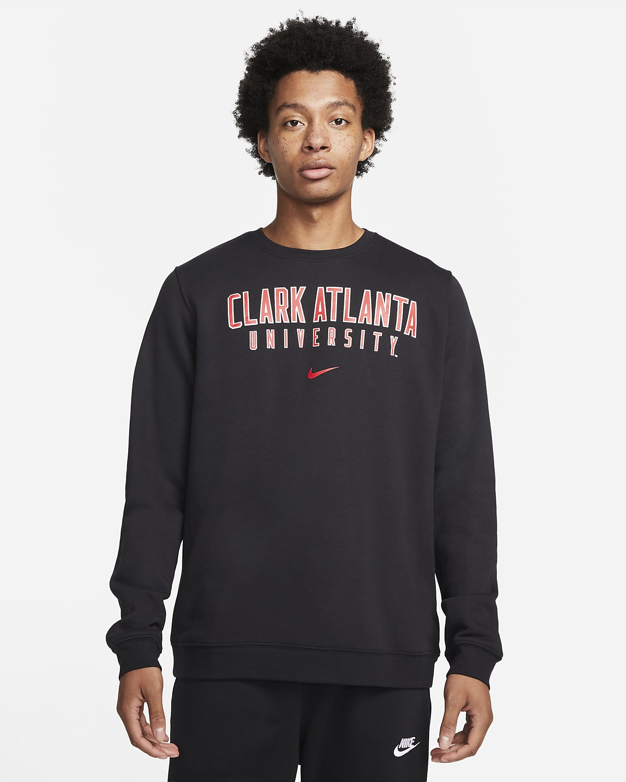 Nike College Club Fleece (Clark Atlanta) Crew Sweatshirt