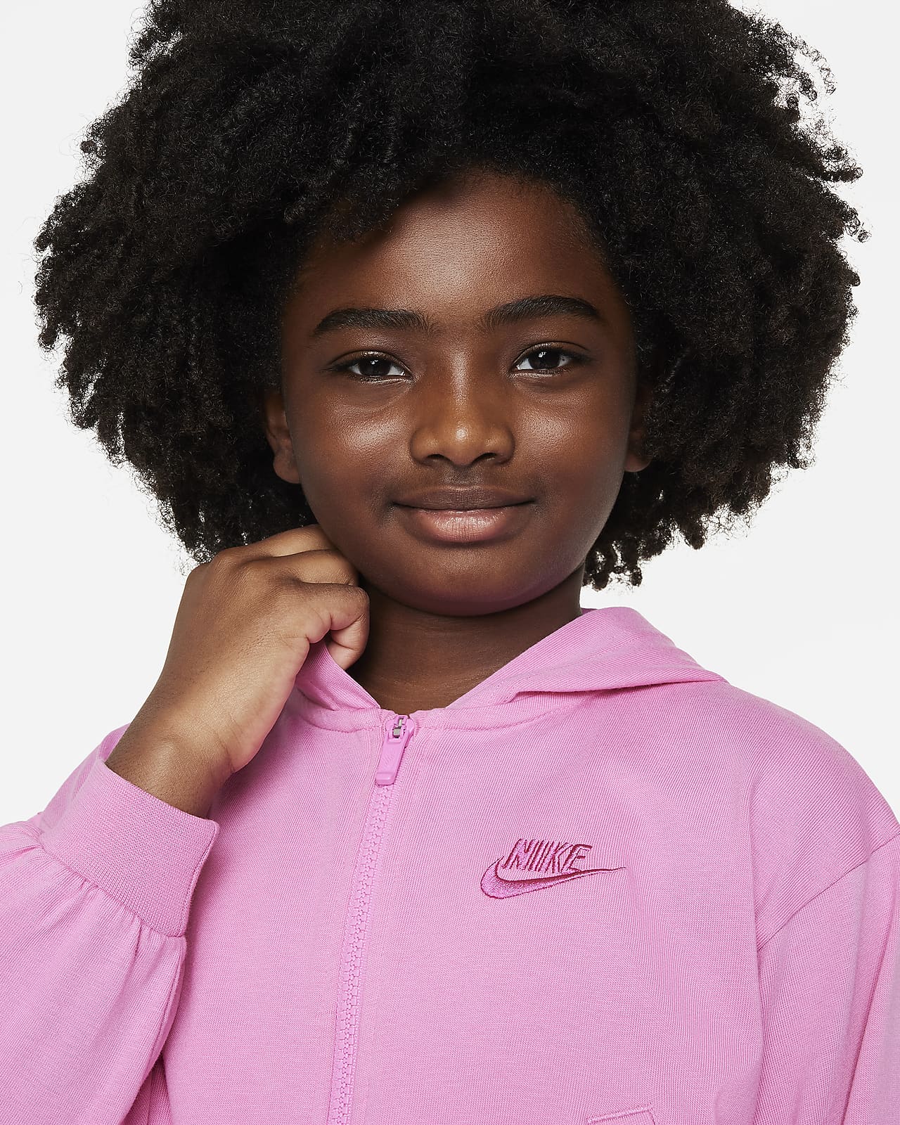 Nike Sportswear Tech Fleece Older Kids' (Girls') Full-Zip Hoodie. Nike HU