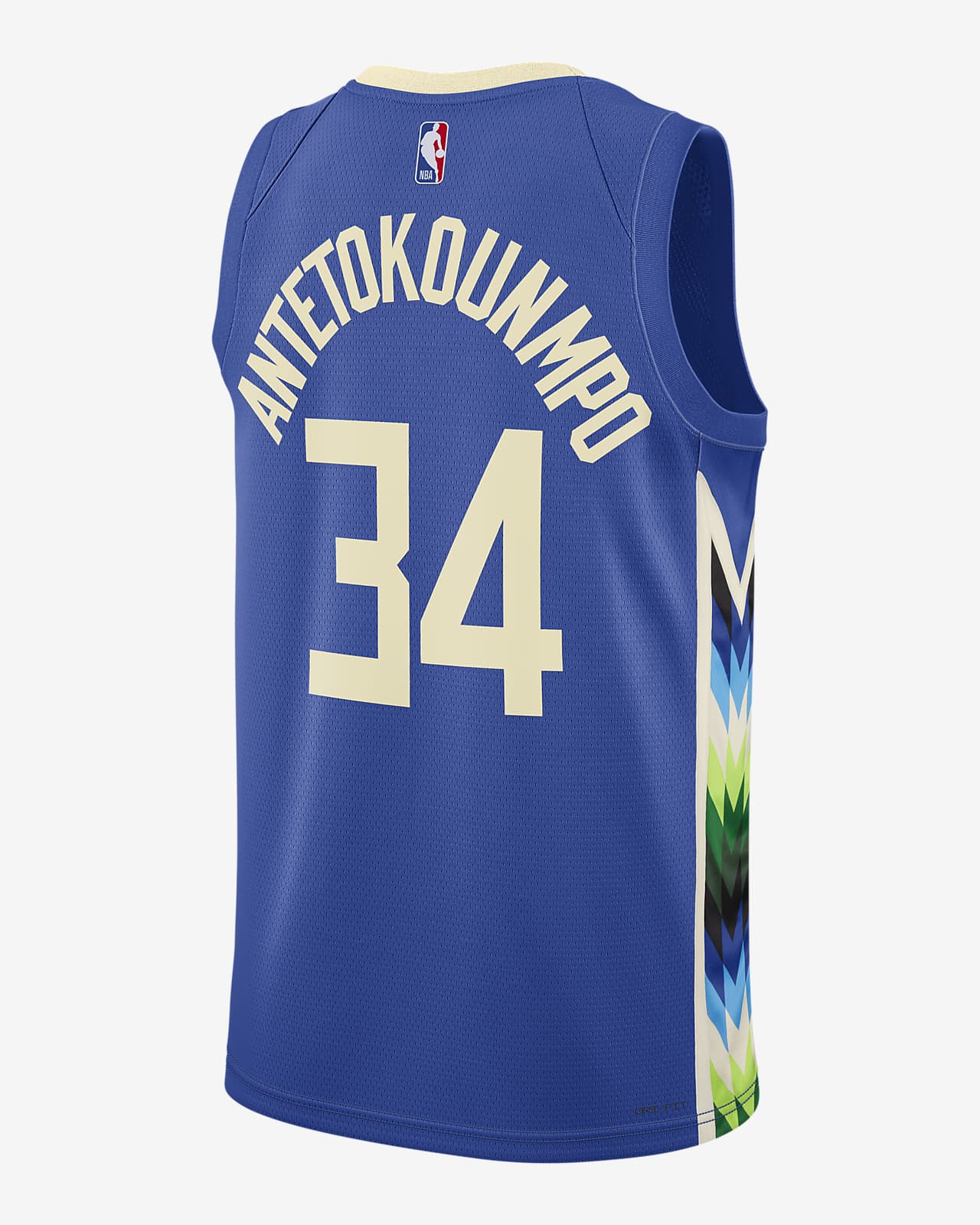 Giannis Antetokounmpo Milwaukee Bucks City Edition Nike Dri-FIT