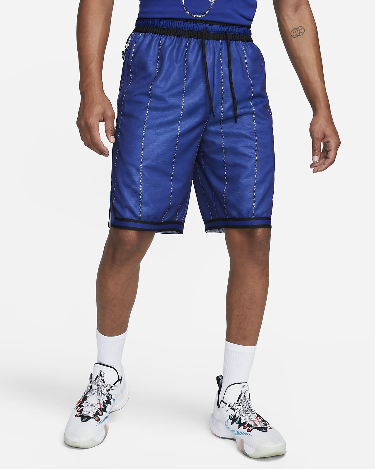 Calções de basquetebol de 25,5 cm Nike Dri-FIT DNA para homem. Nike PT