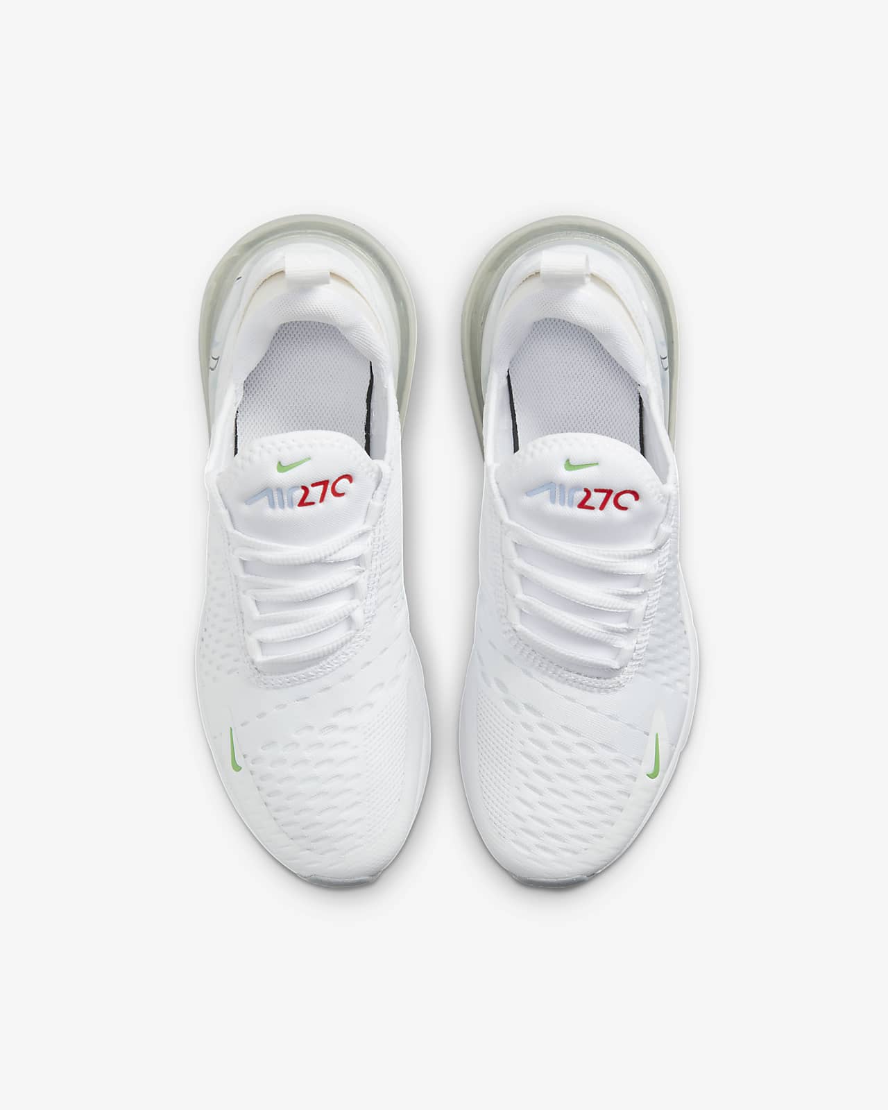 nike air max 270 white black green