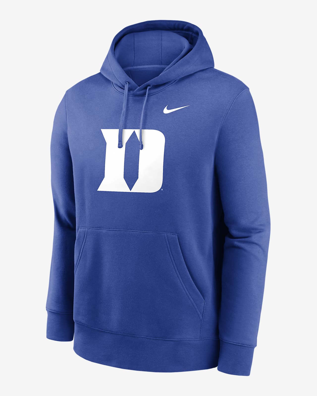 Sudadera con gorro sin cierre universitaria Nike para hombre Duke Blue Devils Primetime Evergreen Club Primary Logo
