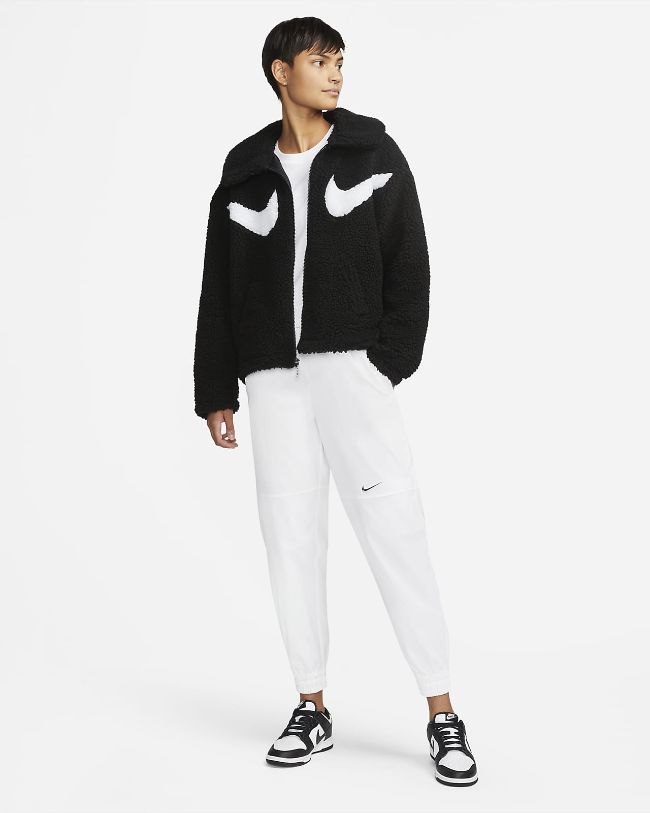 nike sportswear swoosh damenjacke