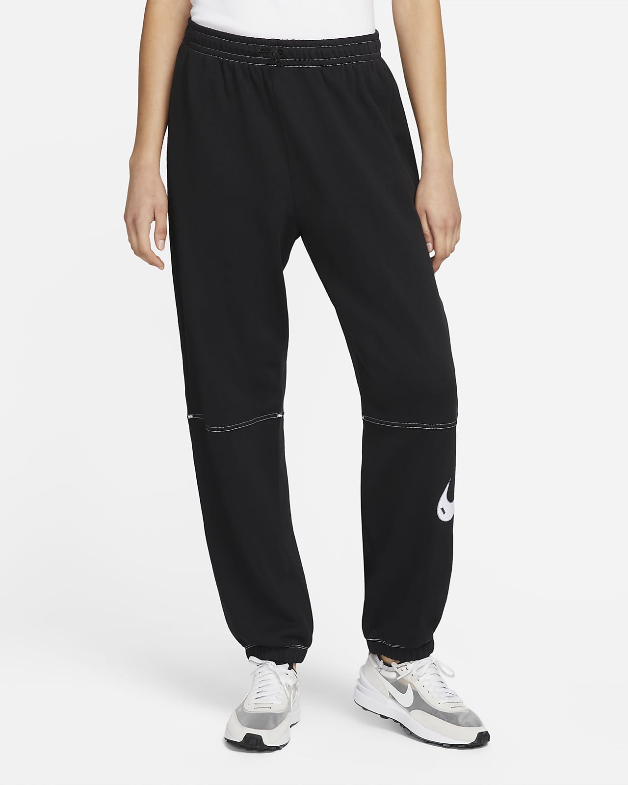 Ψηλόμεσο παντελόνι φόρμας Nike Sportswear Swoosh