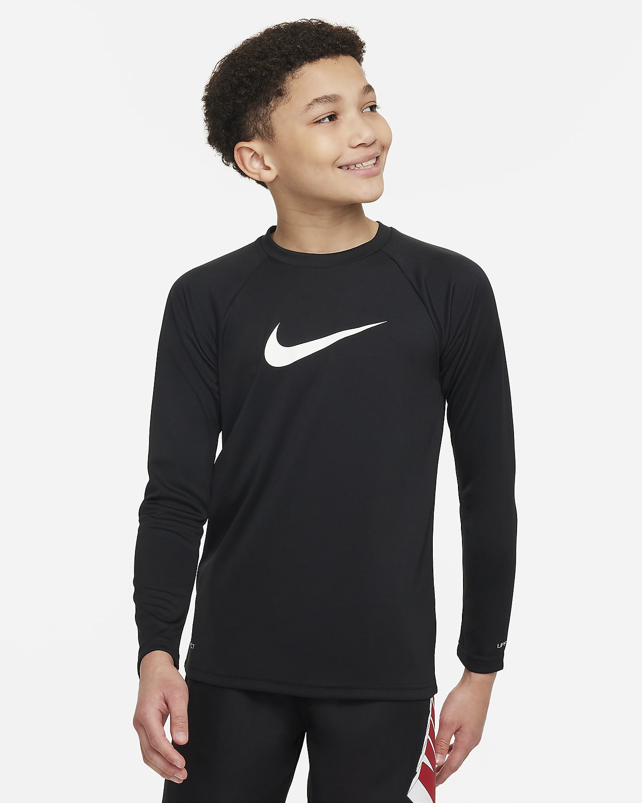 Nike Swoosh Big Kids' (Girls') Long-Sleeve Swim Hydroguard
