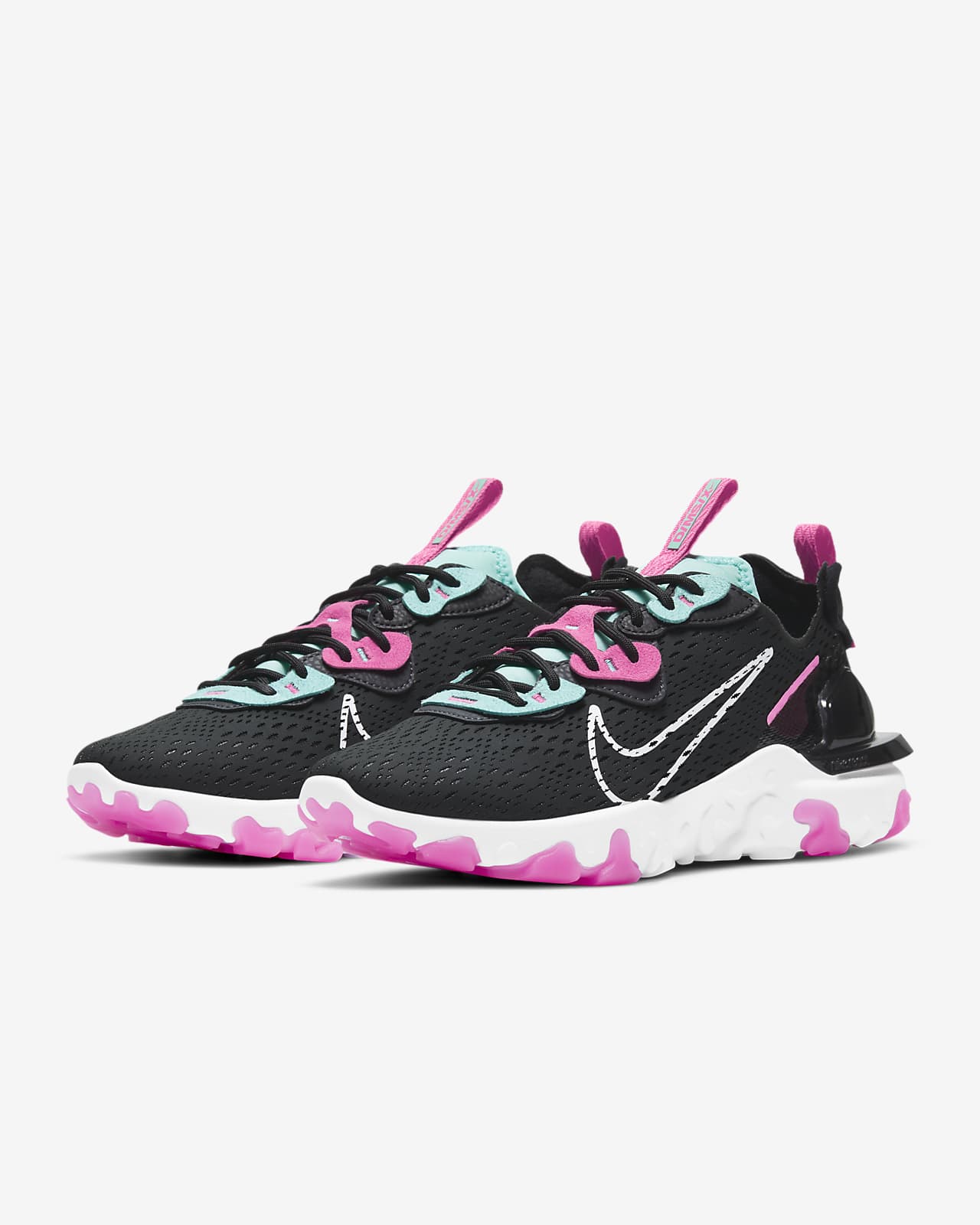 white and pink nike sneakers