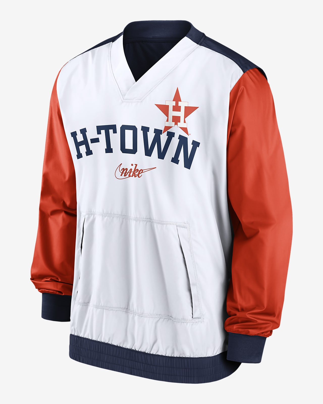 Nike Rewind Warm Up (MLB Houston Astros) Men's Pullover Jacket.