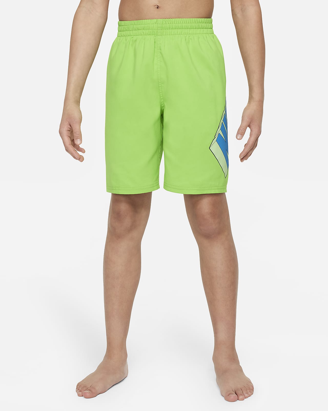 Shorts de voleibol de 18 cm para niño talla grande