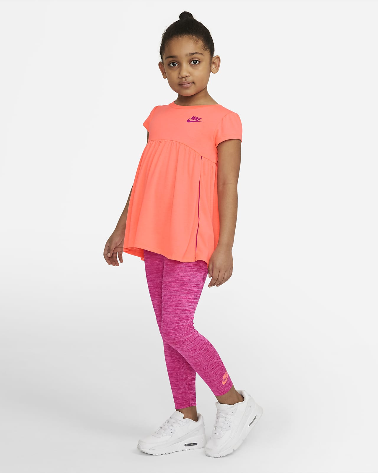 Conjunto de prenda para la parte superior y leggings para niños talla  pequeña Nike. Nike.com