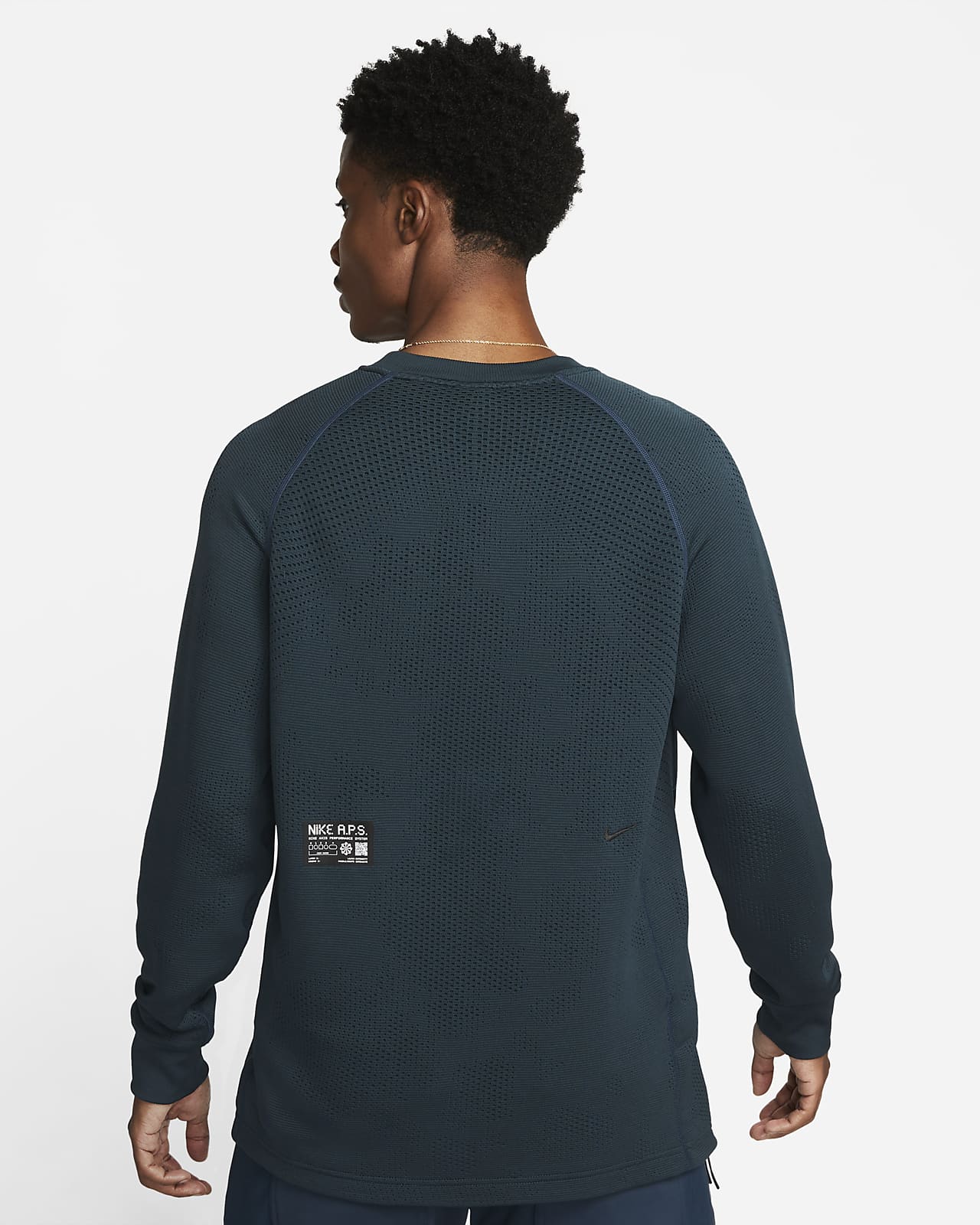 Nike Therma-FIT ADV A.P.S. Sudadera de cuello redondo de tejido Fleece  versátil para hombre.