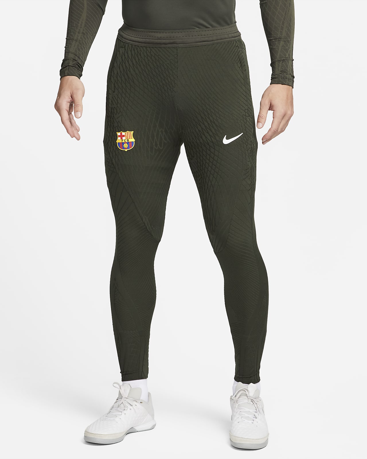 Calças de futebol de malha Nike Dri-FIT ADV Strike Elite FC Barcelona para homem
