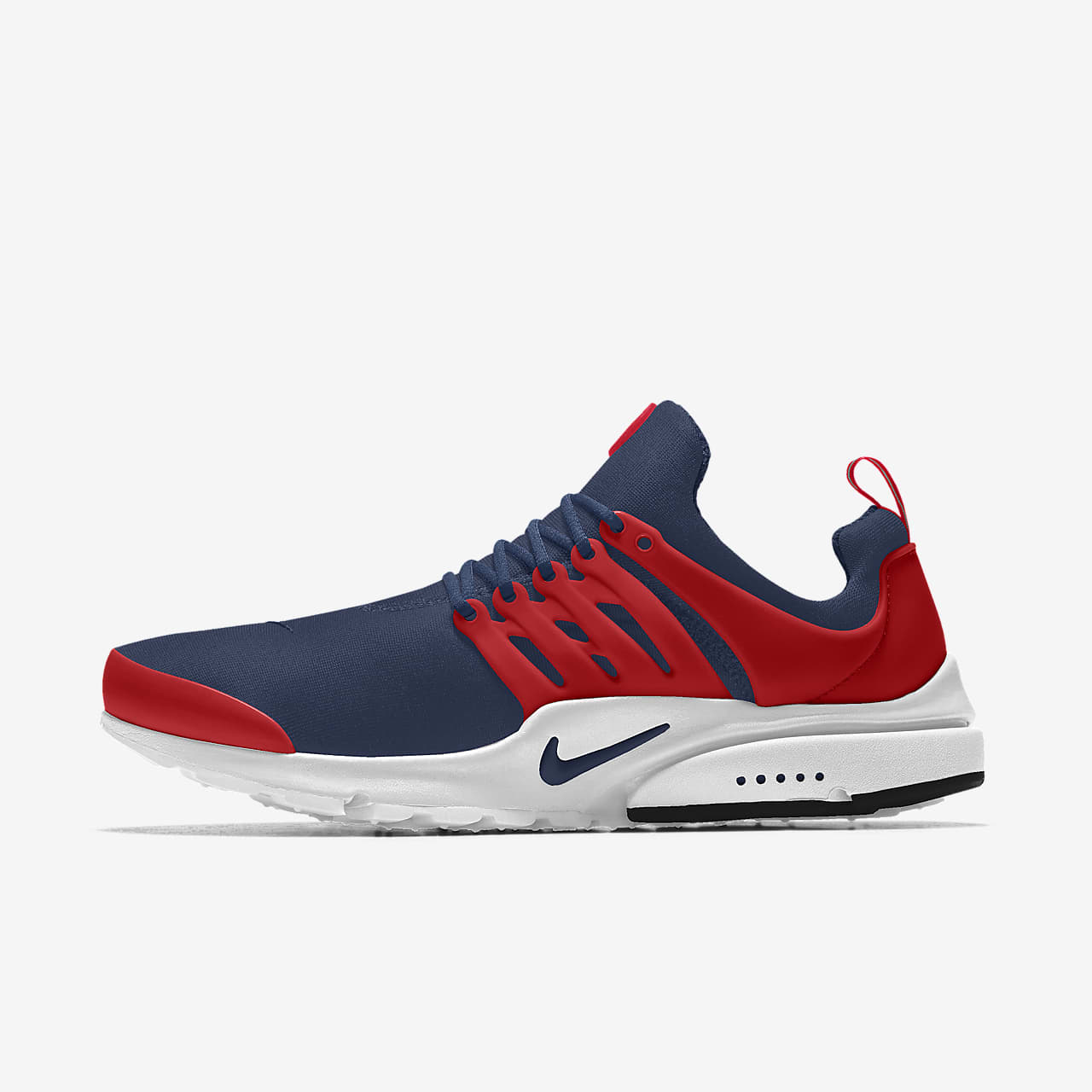 nike air presto red and black