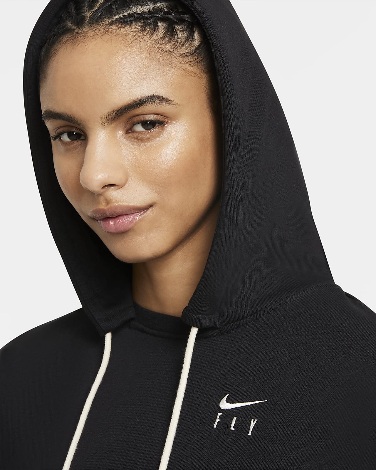 Nike Dri-FIT Swoosh Fly Standard Issue Sudadera con capucha de baloncesto - Mujer. Nike