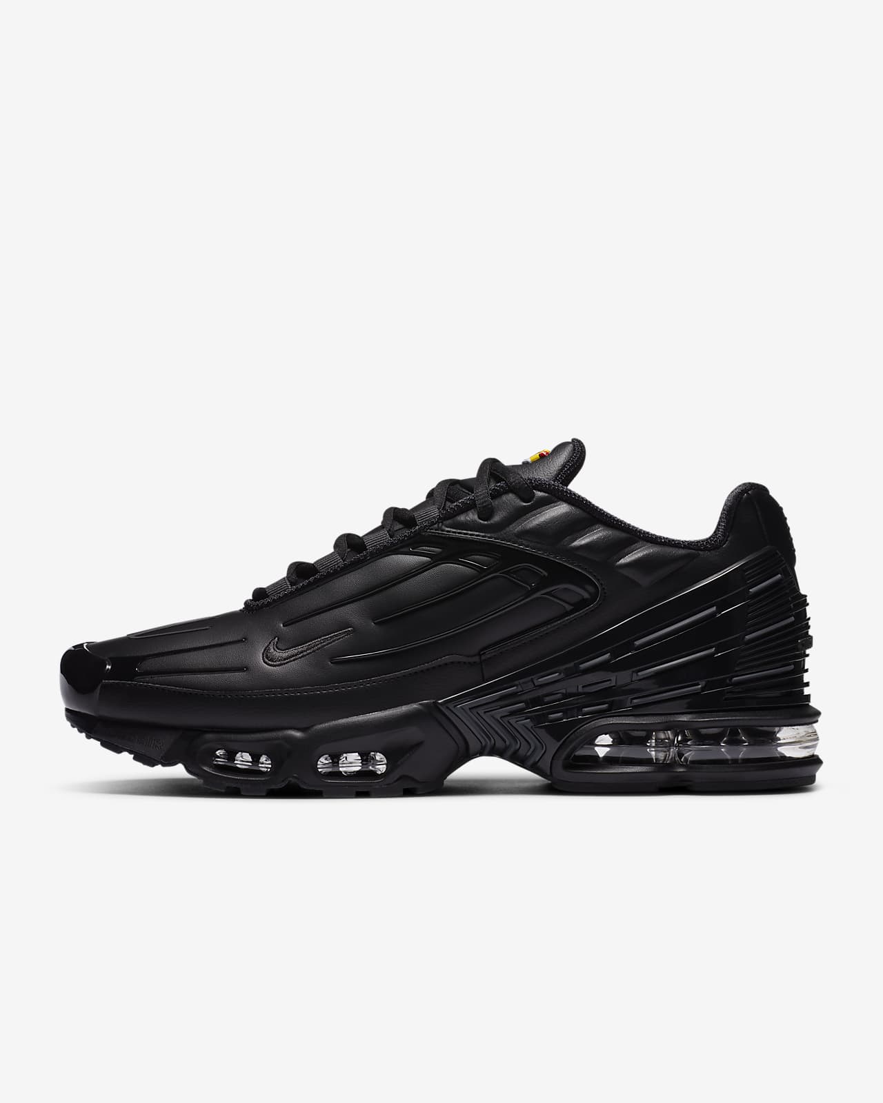 all black leather nike shoes