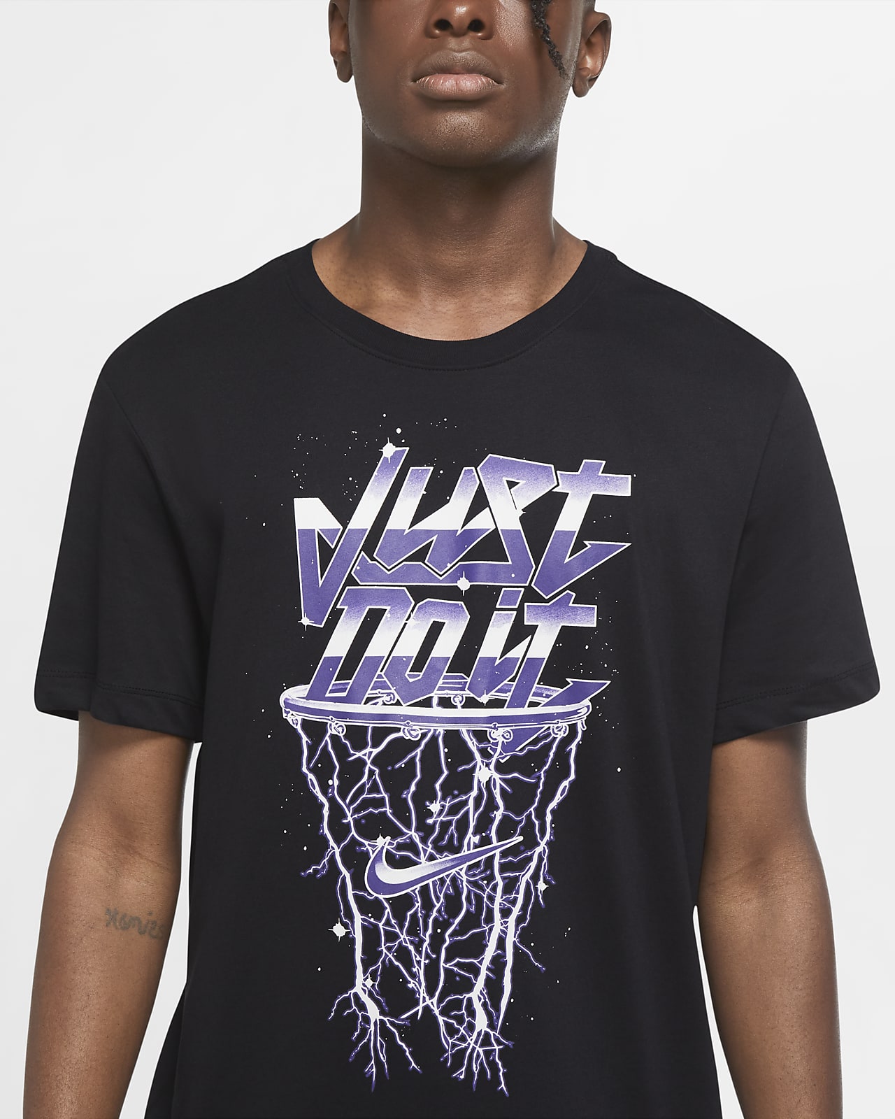 Nike Dri Fit Metallic Just Do It Men S Basketball T Shirt Nike Com