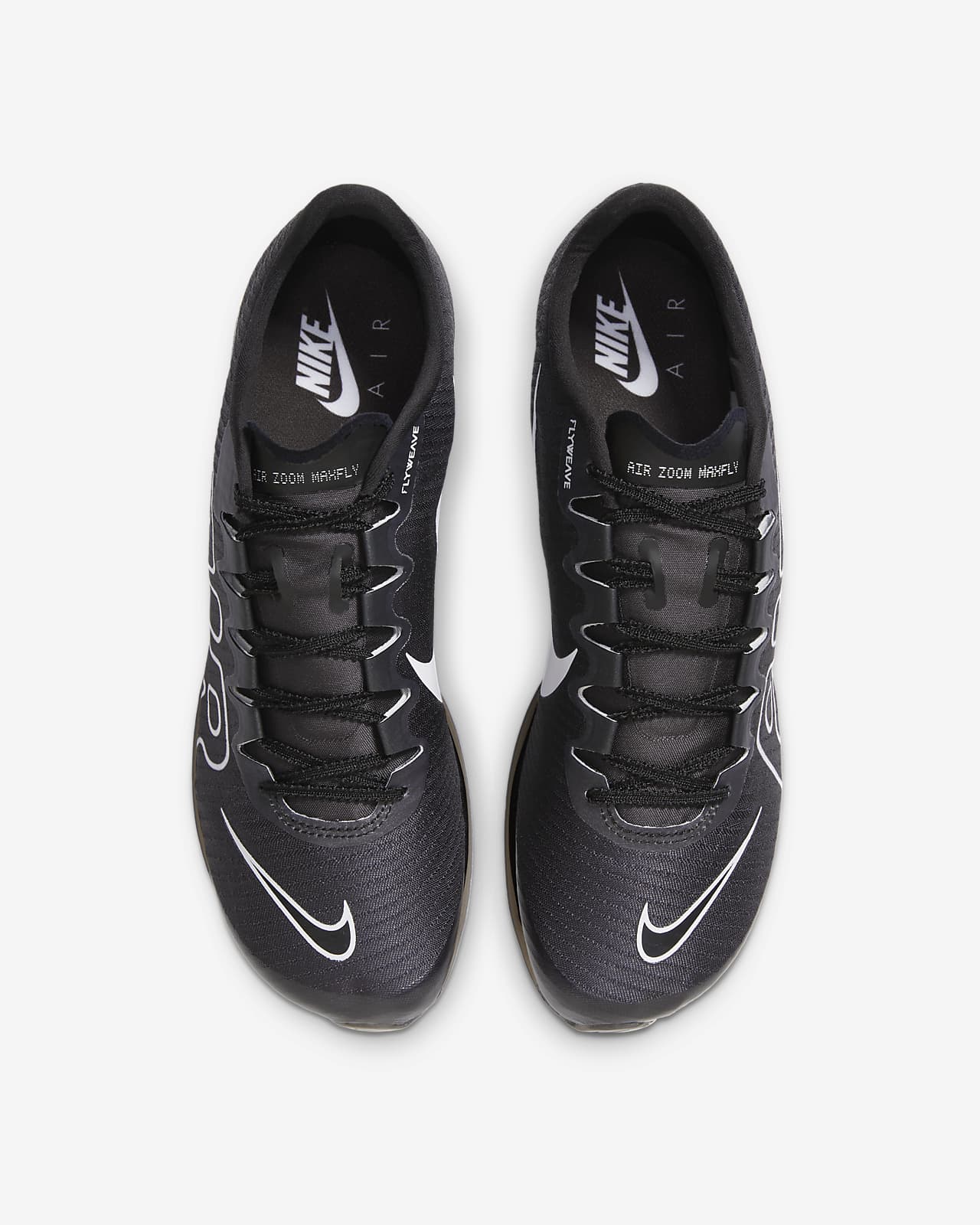 黒ブラックホワイトNIKE AIR ZOOM MAXFLY MORE UPTEMPO