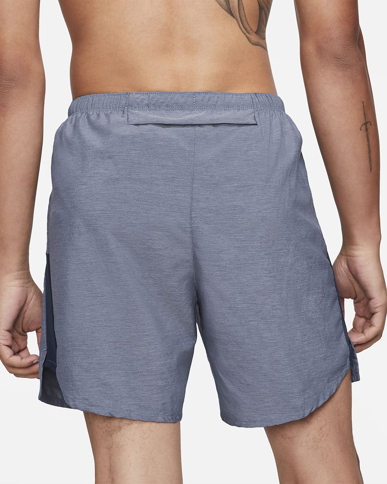 Challenger men's 7 (18cm shop approx.) lined running shorts