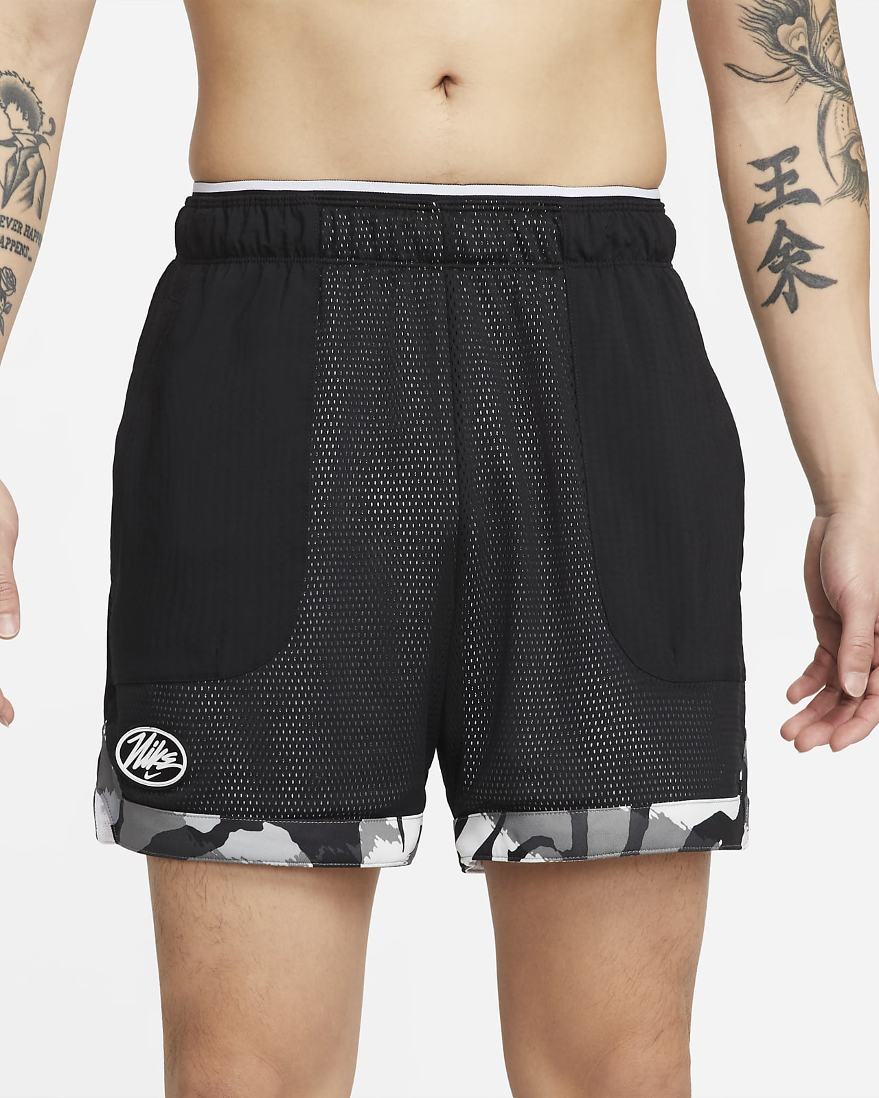 nike men's sport clash reversible training shorts