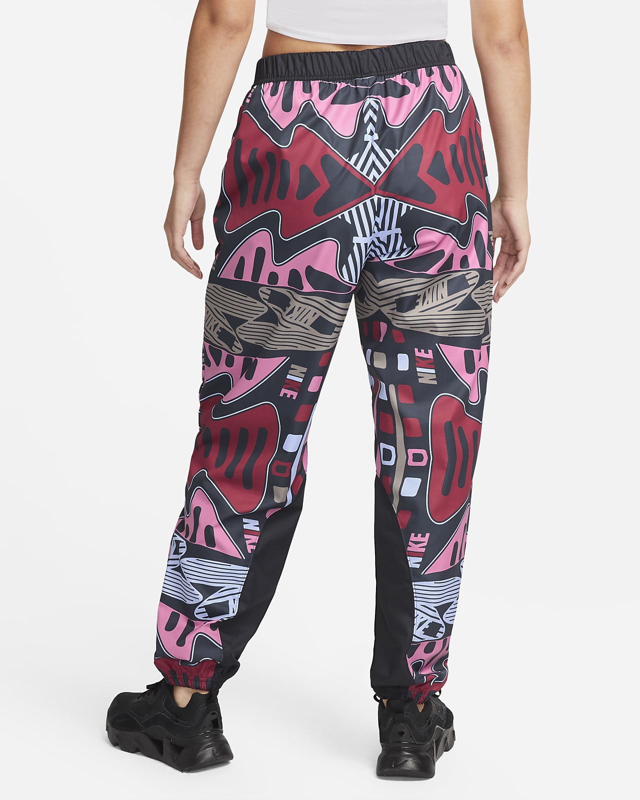 Pantaloni jogger a vita alta in tessuto Nike Sportswear - Donna. Nike IT
