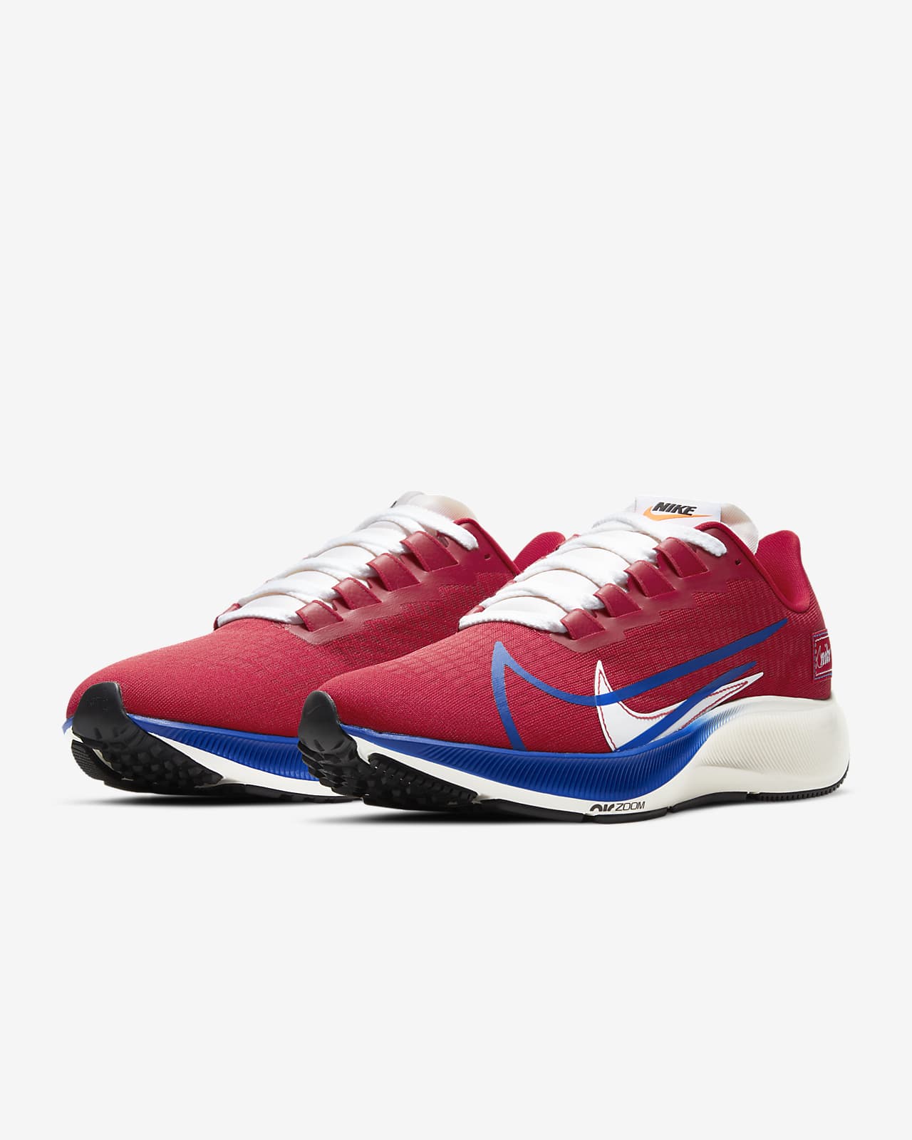 nike air zoom red and white