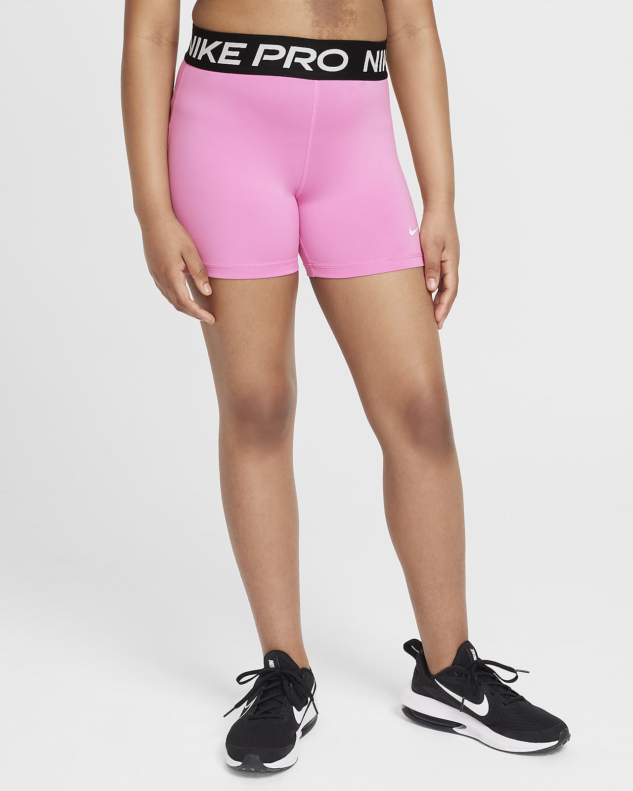 Nike Pro Dri-FIT Big Kids' (Girls') Shorts (Extended Size)