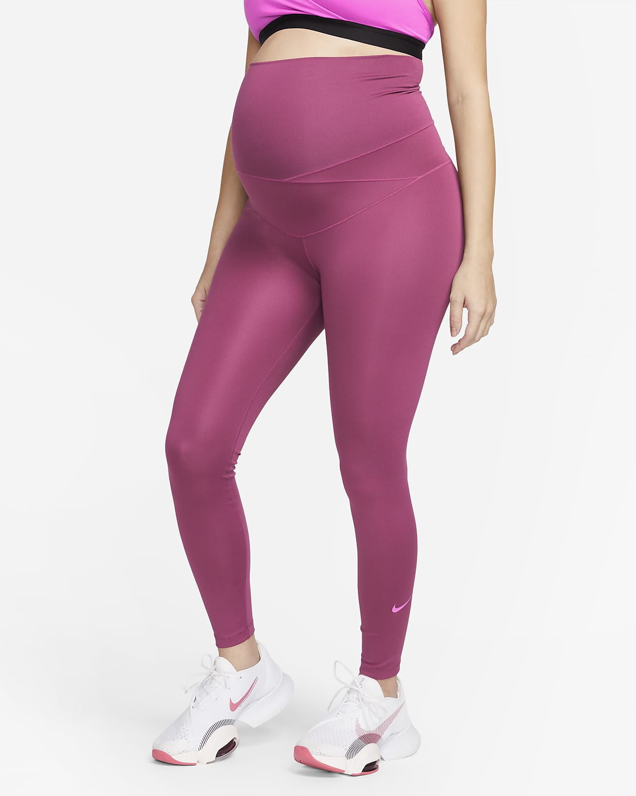 Nike One (M) Women's High-Waisted Leggings (Maternity). Nike AT