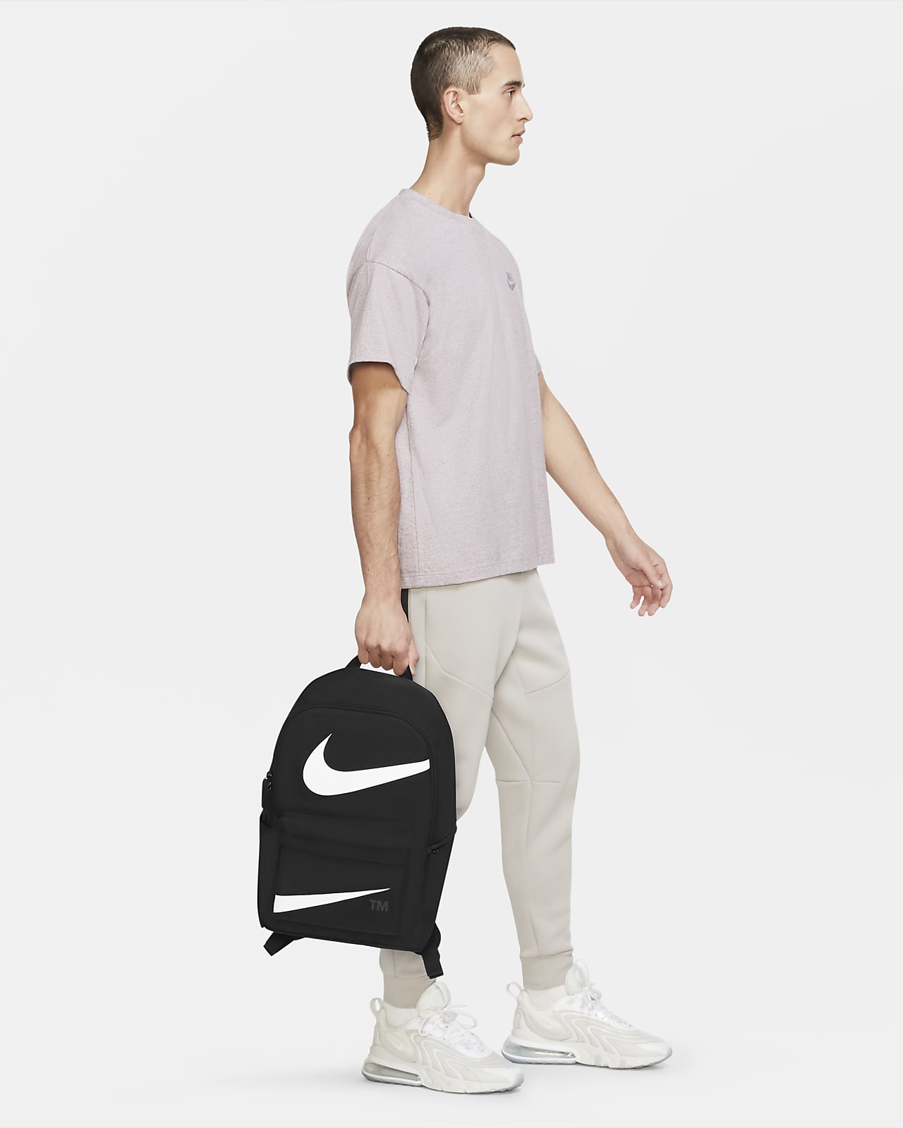 Nike heritage backpack white clearance