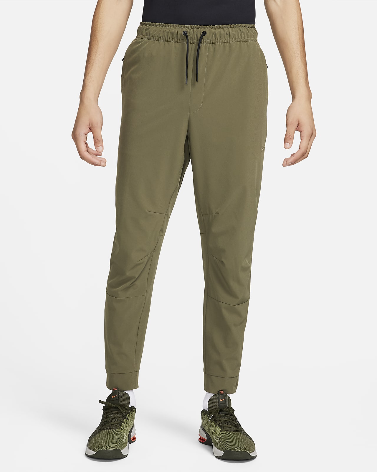 Ανδρικό ευέλικτο παντελόνι Dri-FIT με φερμουάρ στα ρεβέρ Nike Unlimited