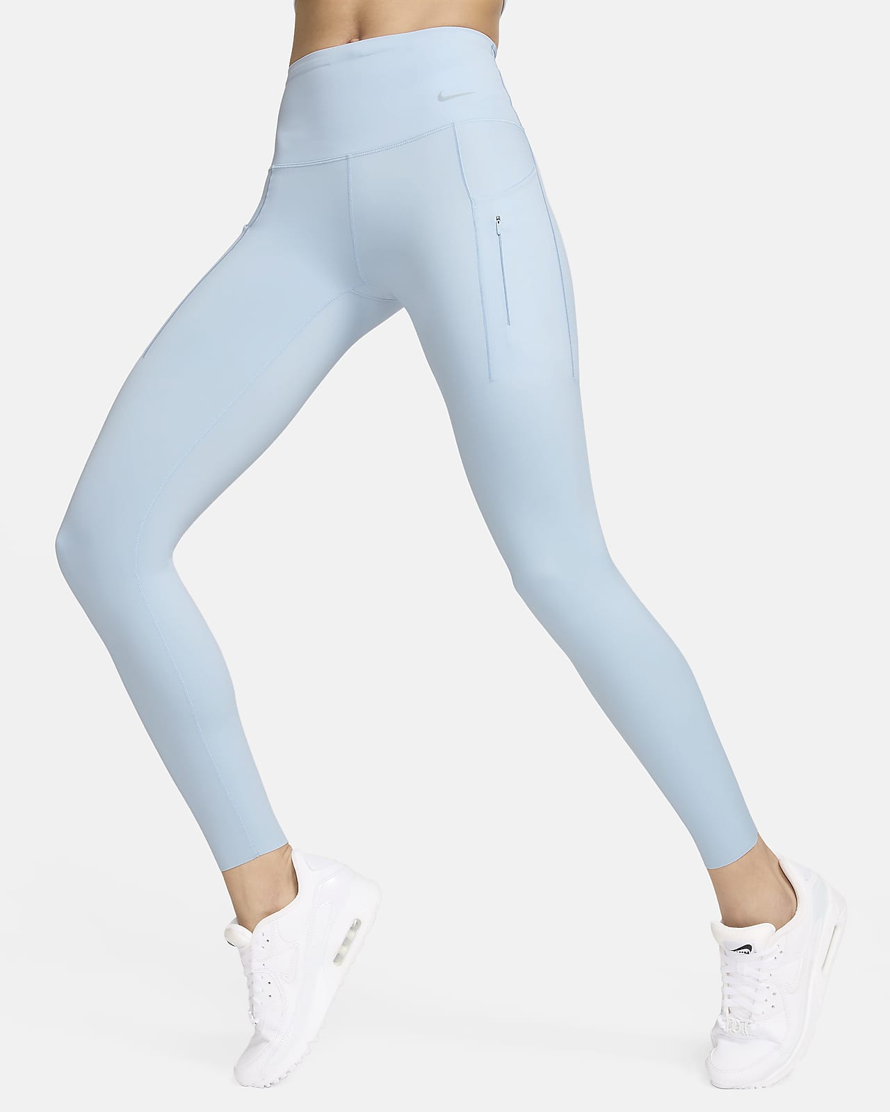 Damskie legginsy o pełnej długości ze średnim stanem zapewniające delikatne  wsparcie Nike Zenvy. Nike PL