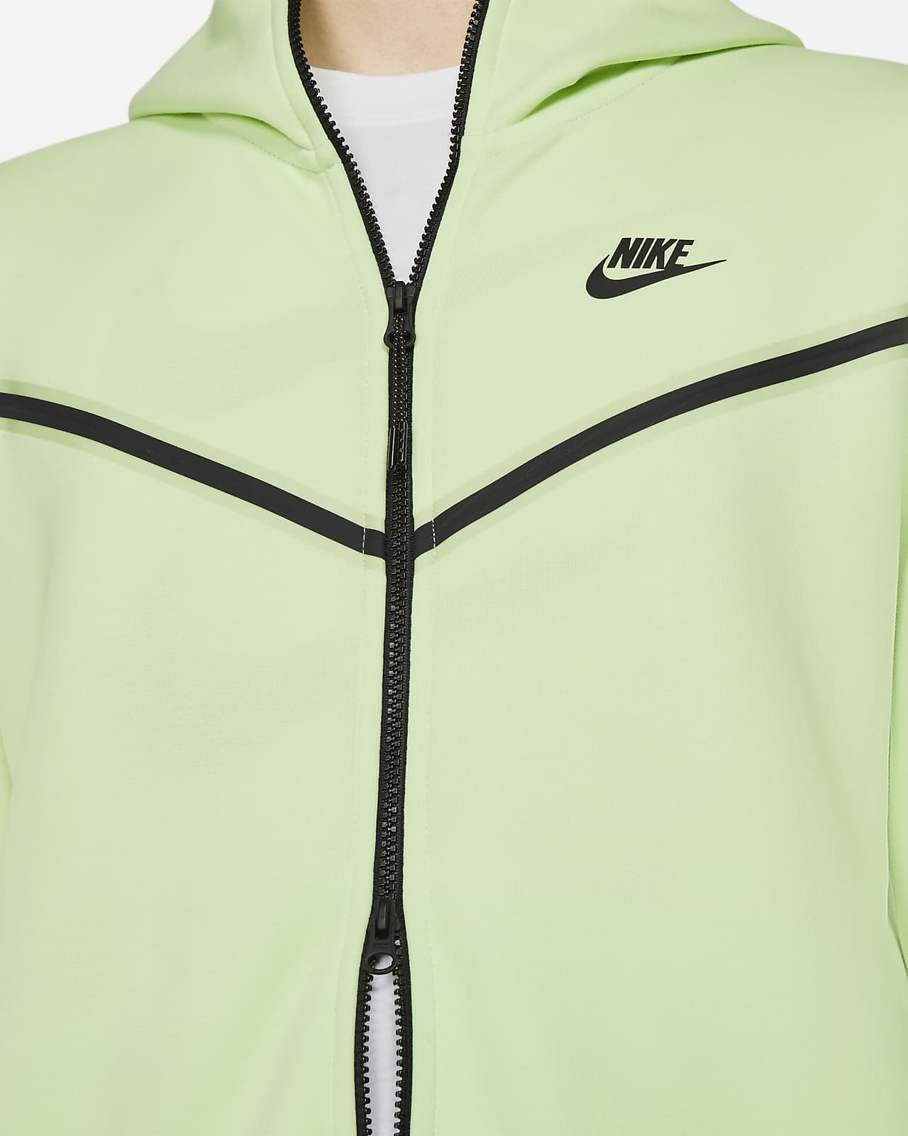 nike tech green hoodie