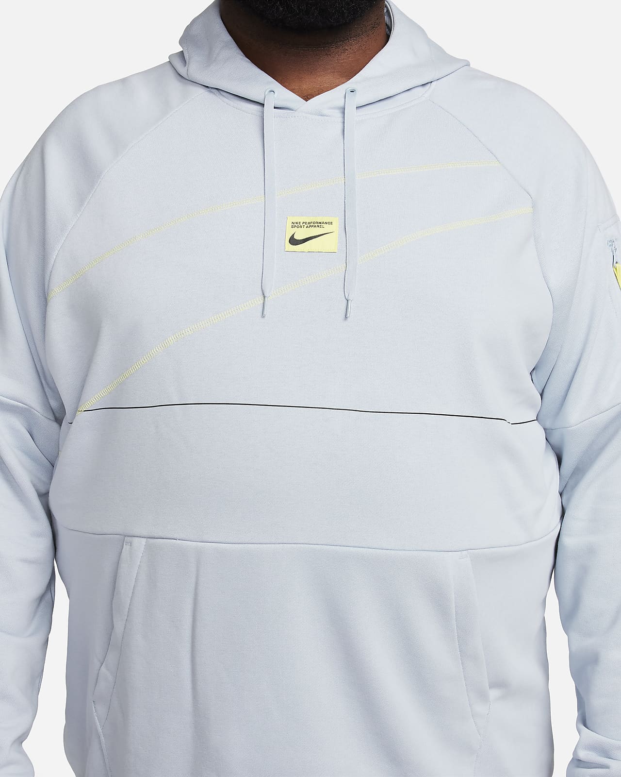 Nike Dri-FIT Men\'s Fleece Hoodie. Pullover Fitness