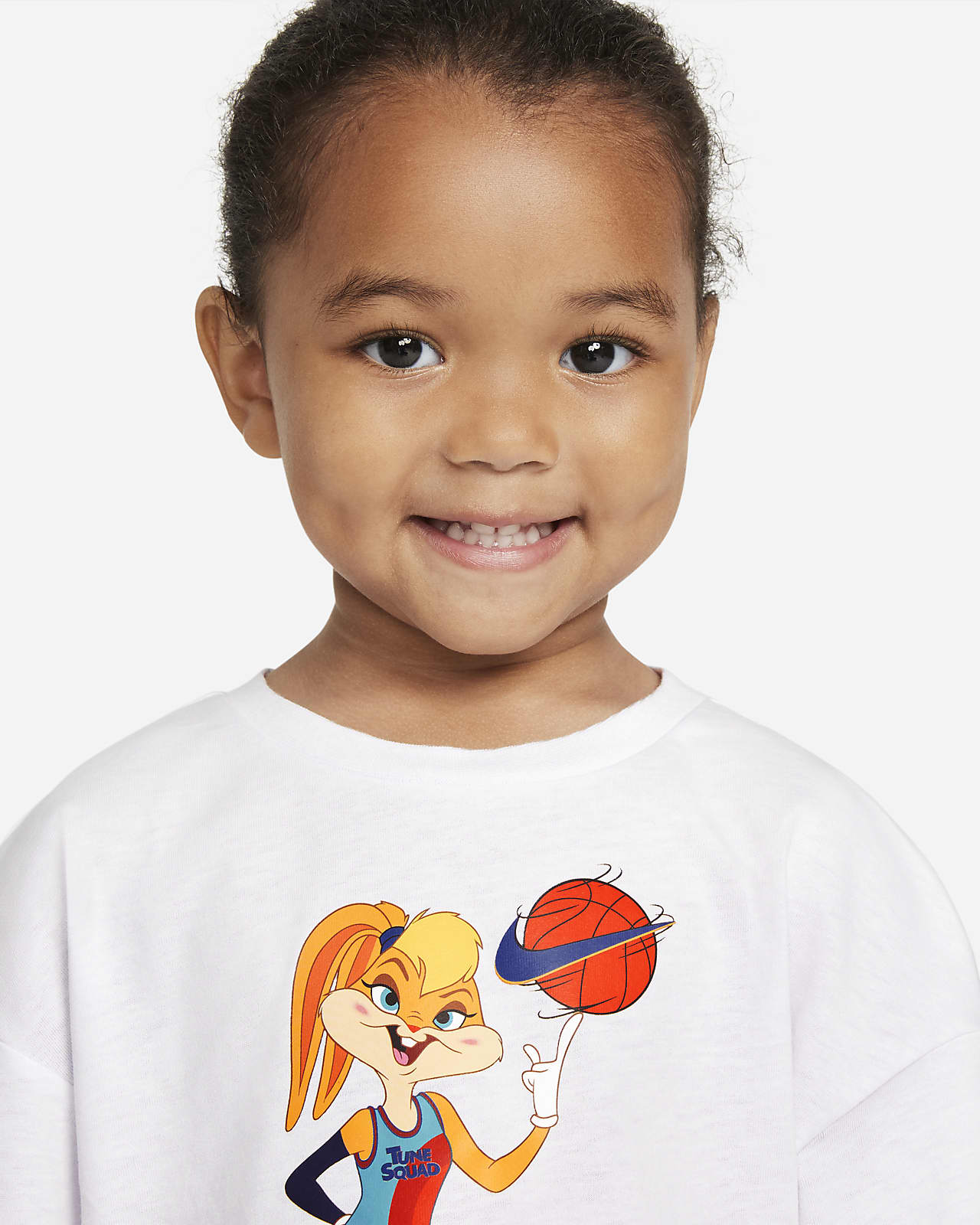 T-shirt bambino unisex bianco nike con mini logo a contrasto - NIKE -  Pavidas