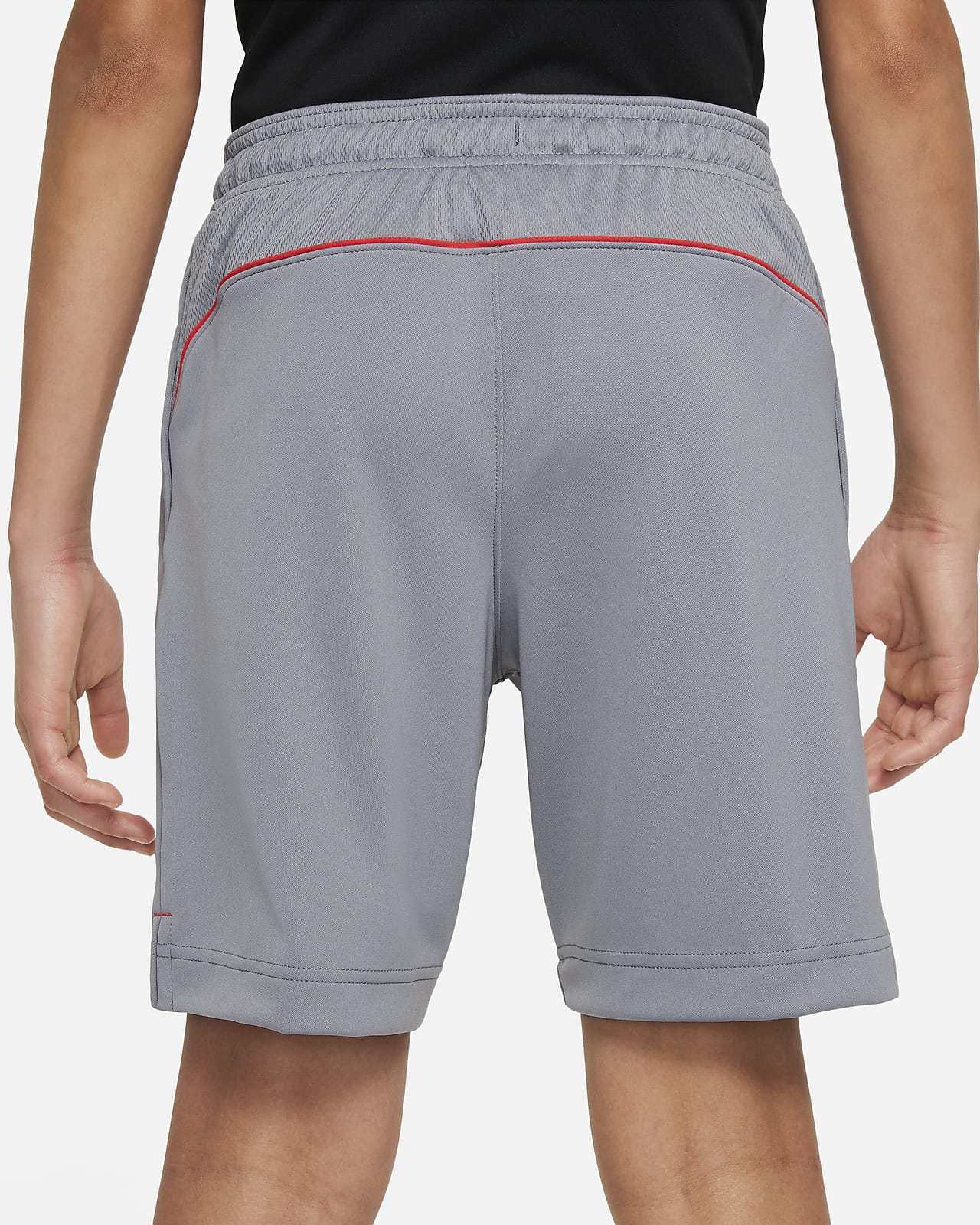 gray nike soccer shorts