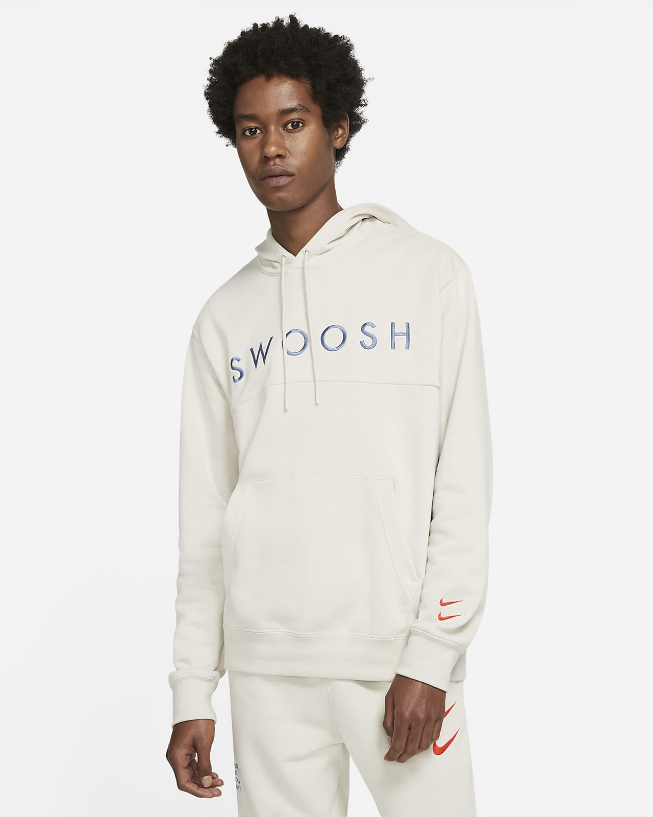 nike swoosh logo hoodie
