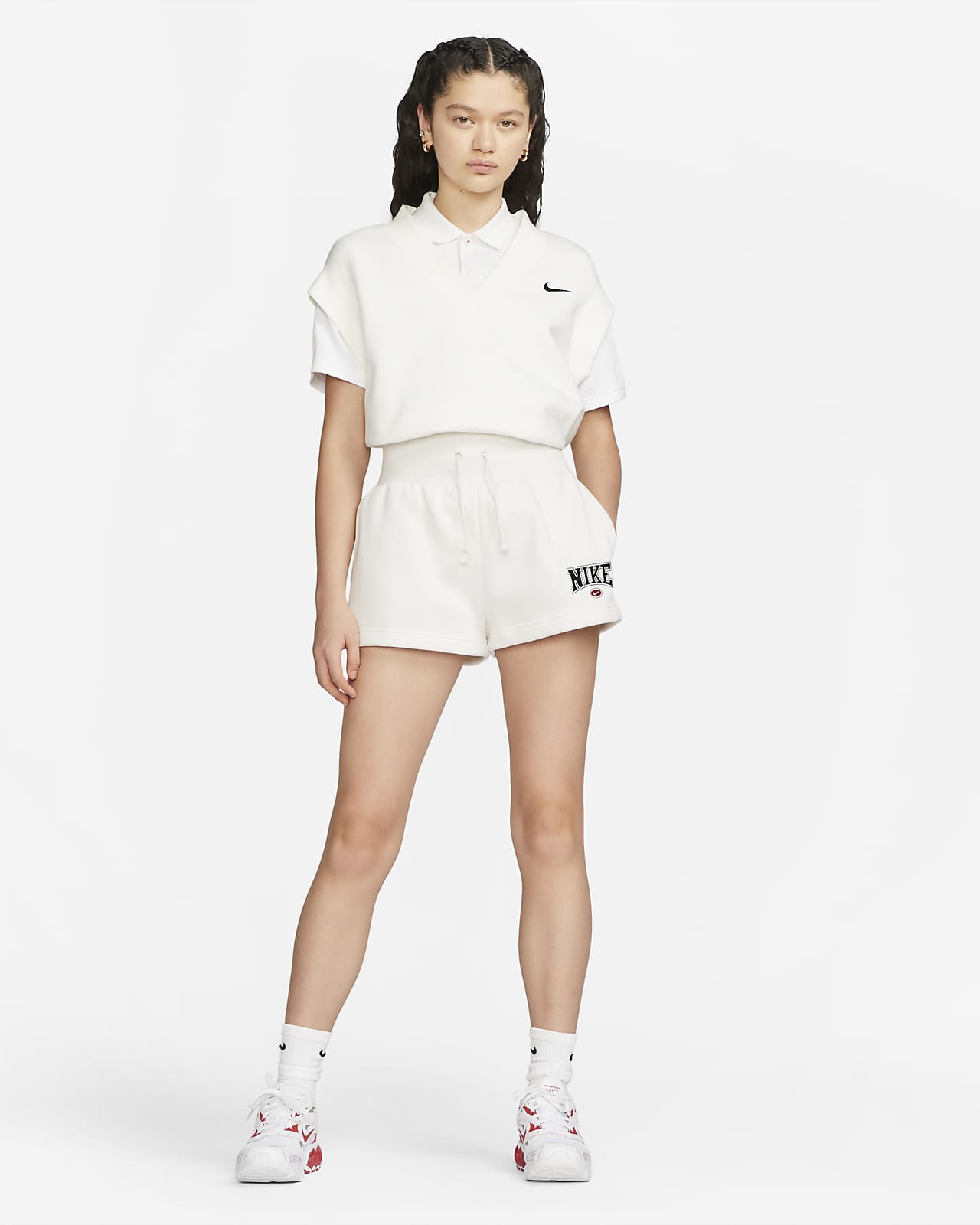 Nike Womens Sportswear Phoenix Fleece High Waisted Oversized Shorts
