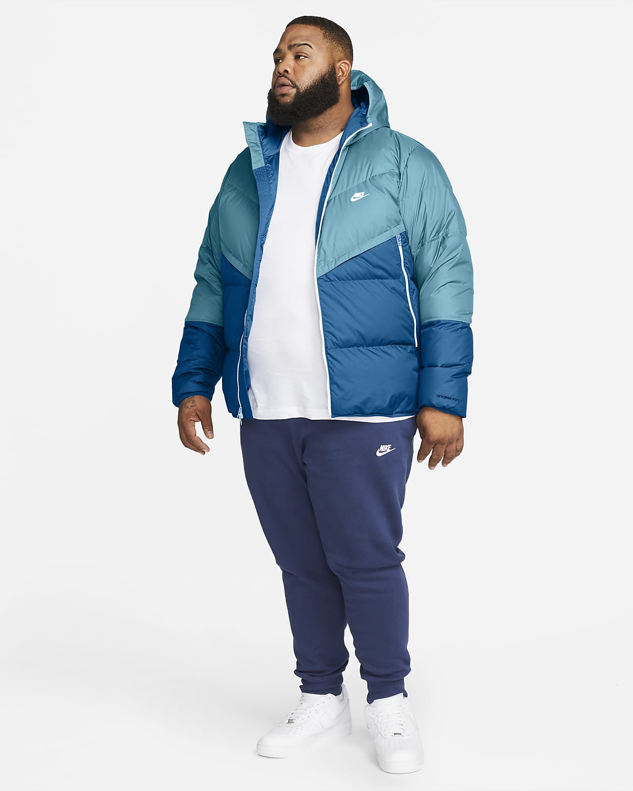 nike storm fit jacket blue