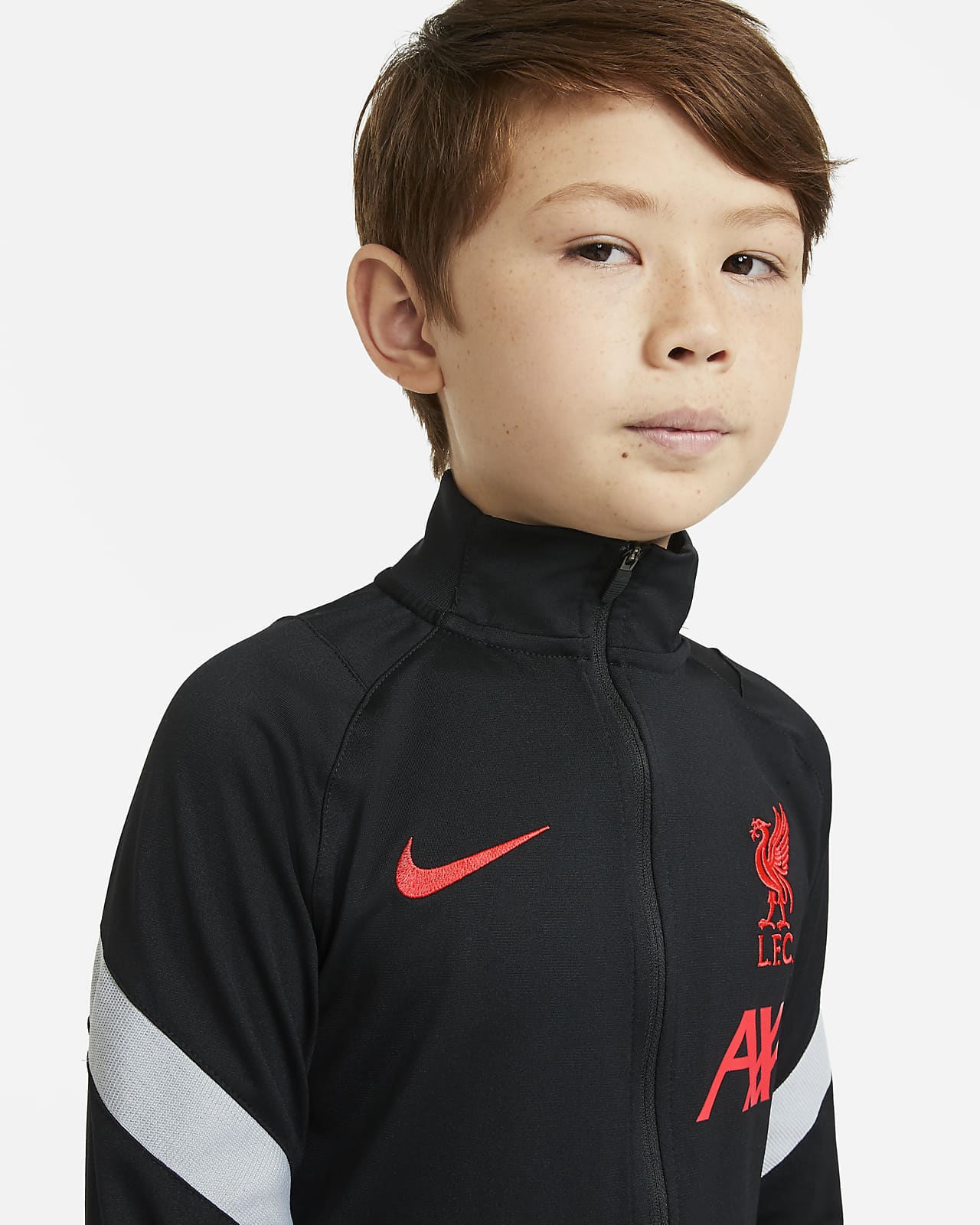 Lfc nike junior black strike tracksuit Clearance