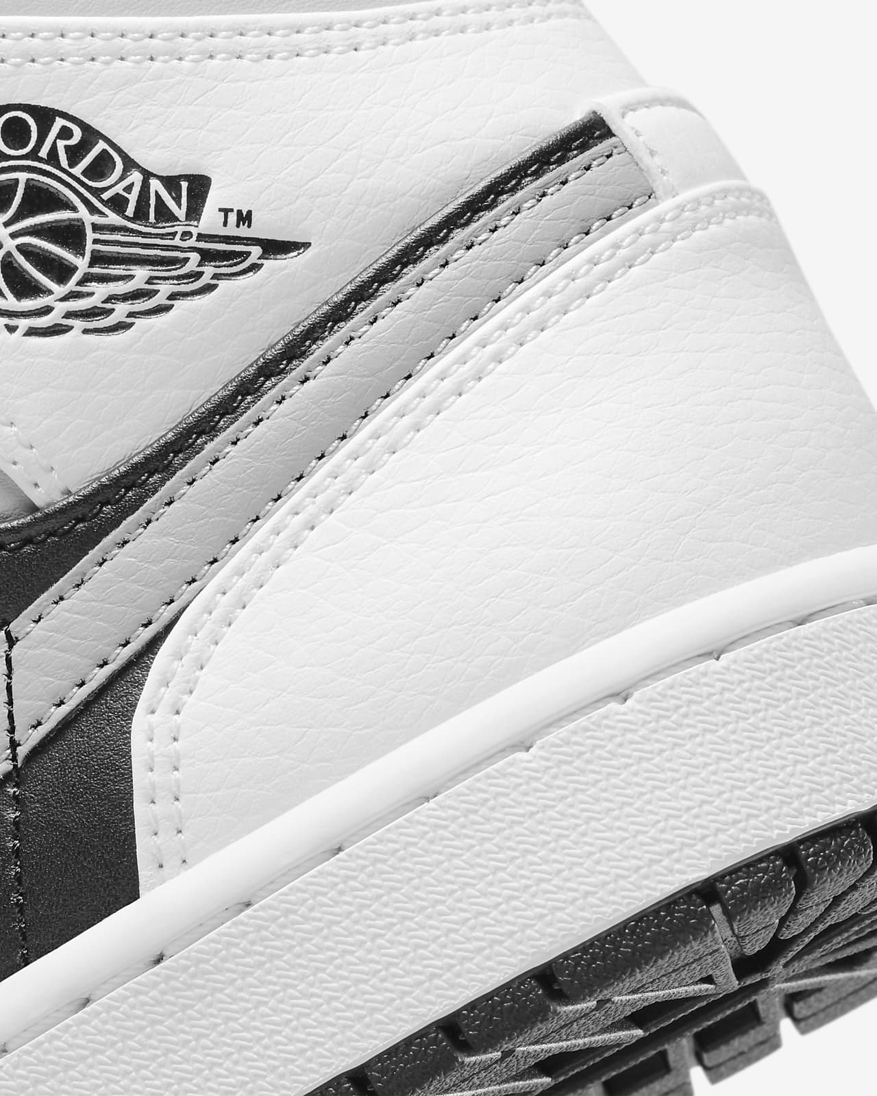 nike jordan 1 mid white trainers