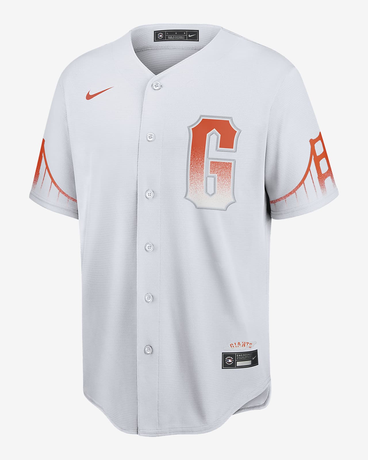 pánico mañana jamón Camiseta de béisbol Replica para hombre MLB San Francisco Giants City  Connect. Nike.com