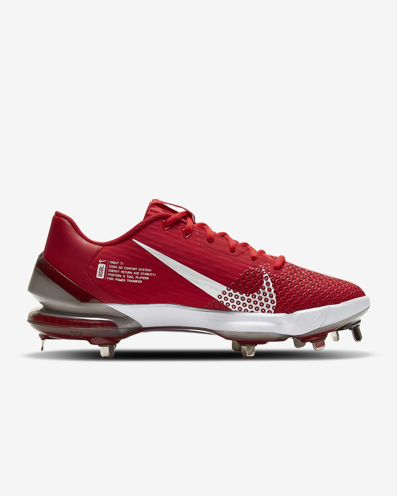 nike men's force zoom trout 8 keystone rm baseball cleats