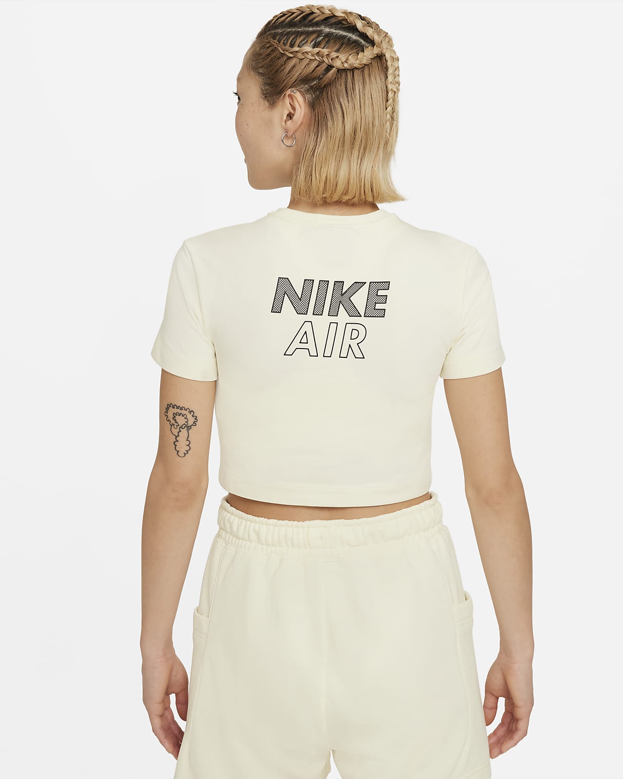 nike air women's short sleeve top
