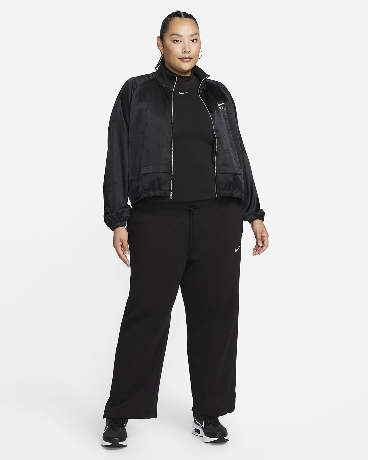 Haut à manches longues et col montant Nike Sportswear Essential pour