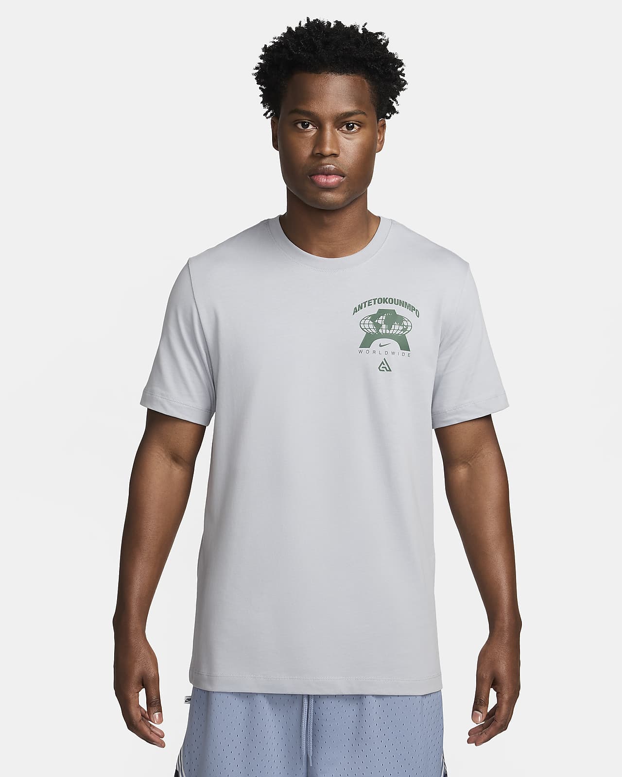 Giannis M90-basketball-T-shirt til mænd
