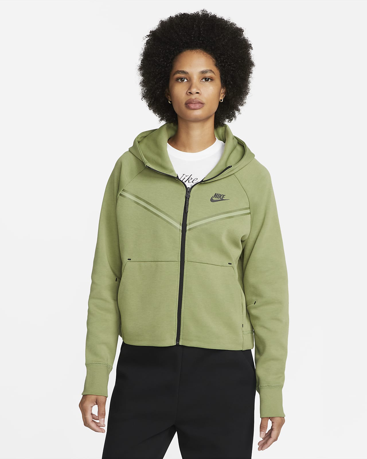 Sportswear Tech Fleece Sudadera con capucha con cremallera completa Mujer. Nike ES