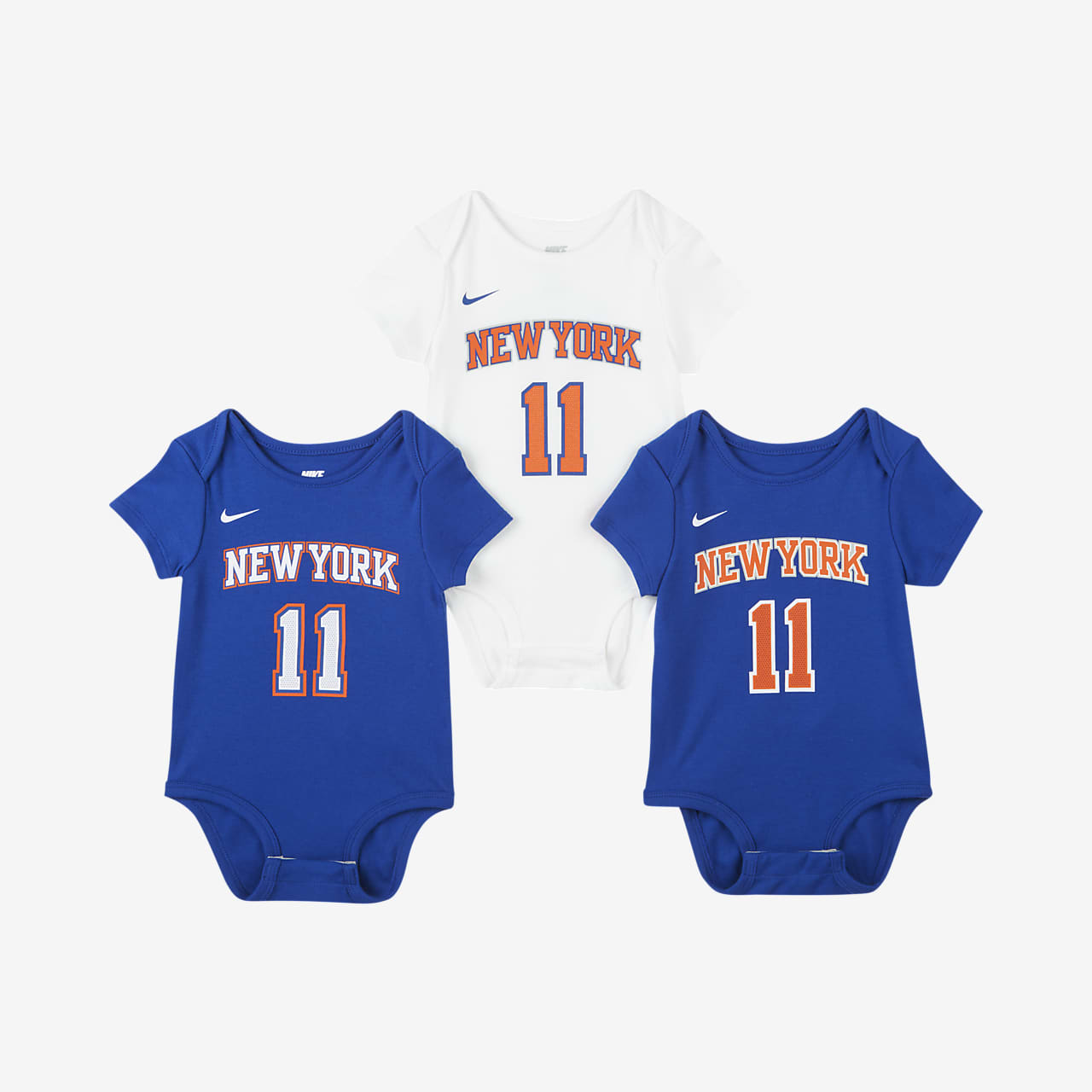 Knicks Nike Nba Bodysuit Set Fur Kleinkinder 3er Pack Nike Lu