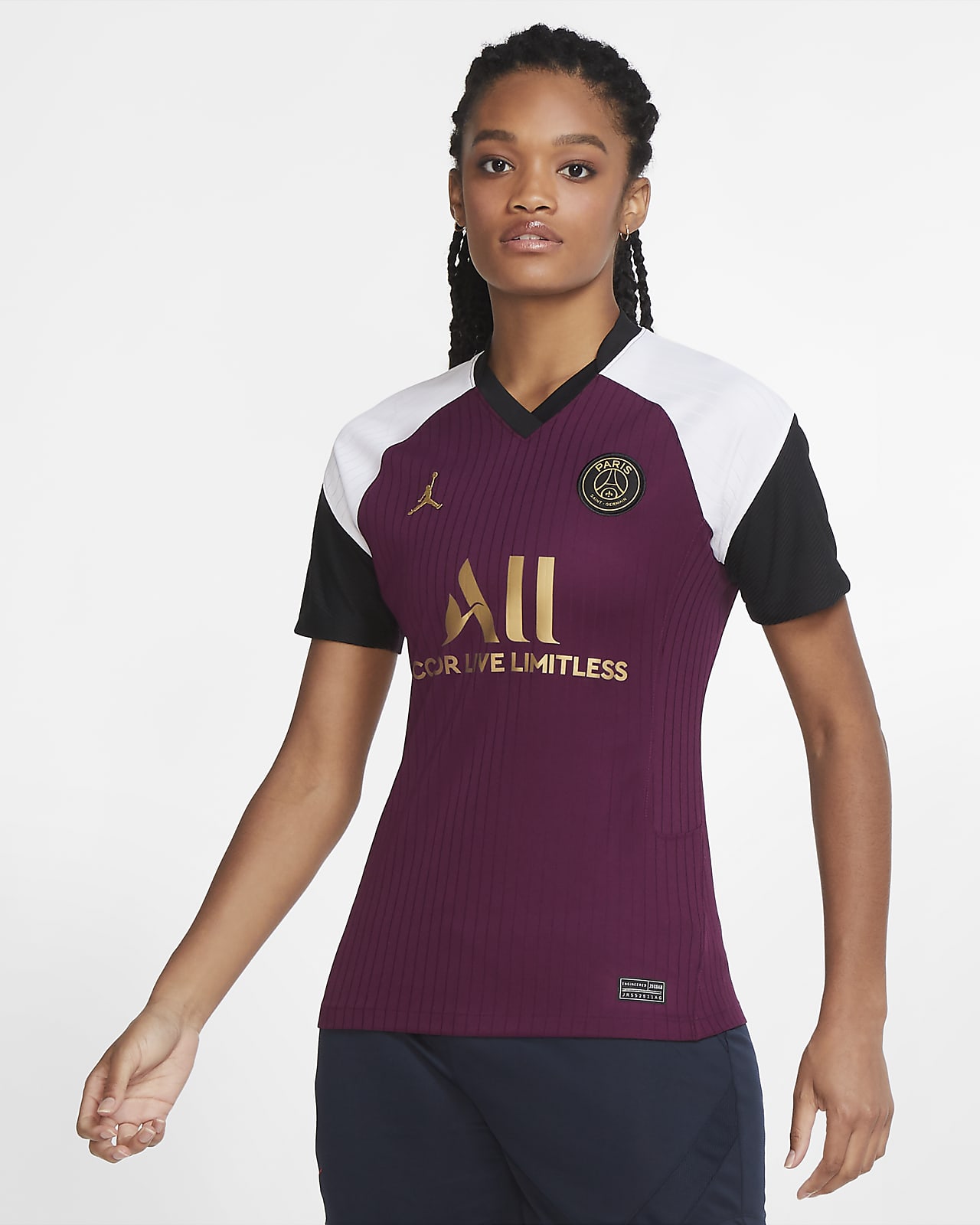 pink nike football shirt