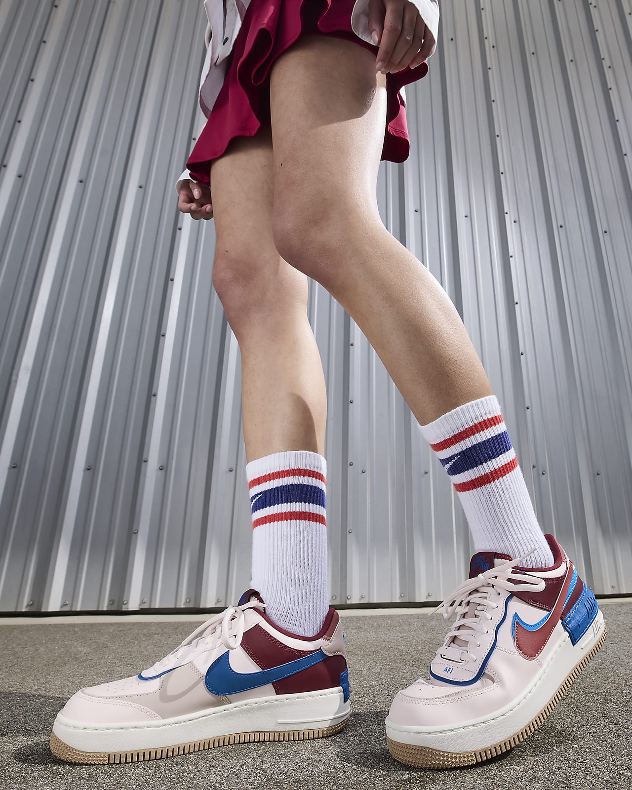 Mes algodón desastre Nike Air Force 1 Shadow Zapatillas - Mujer. Nike ES