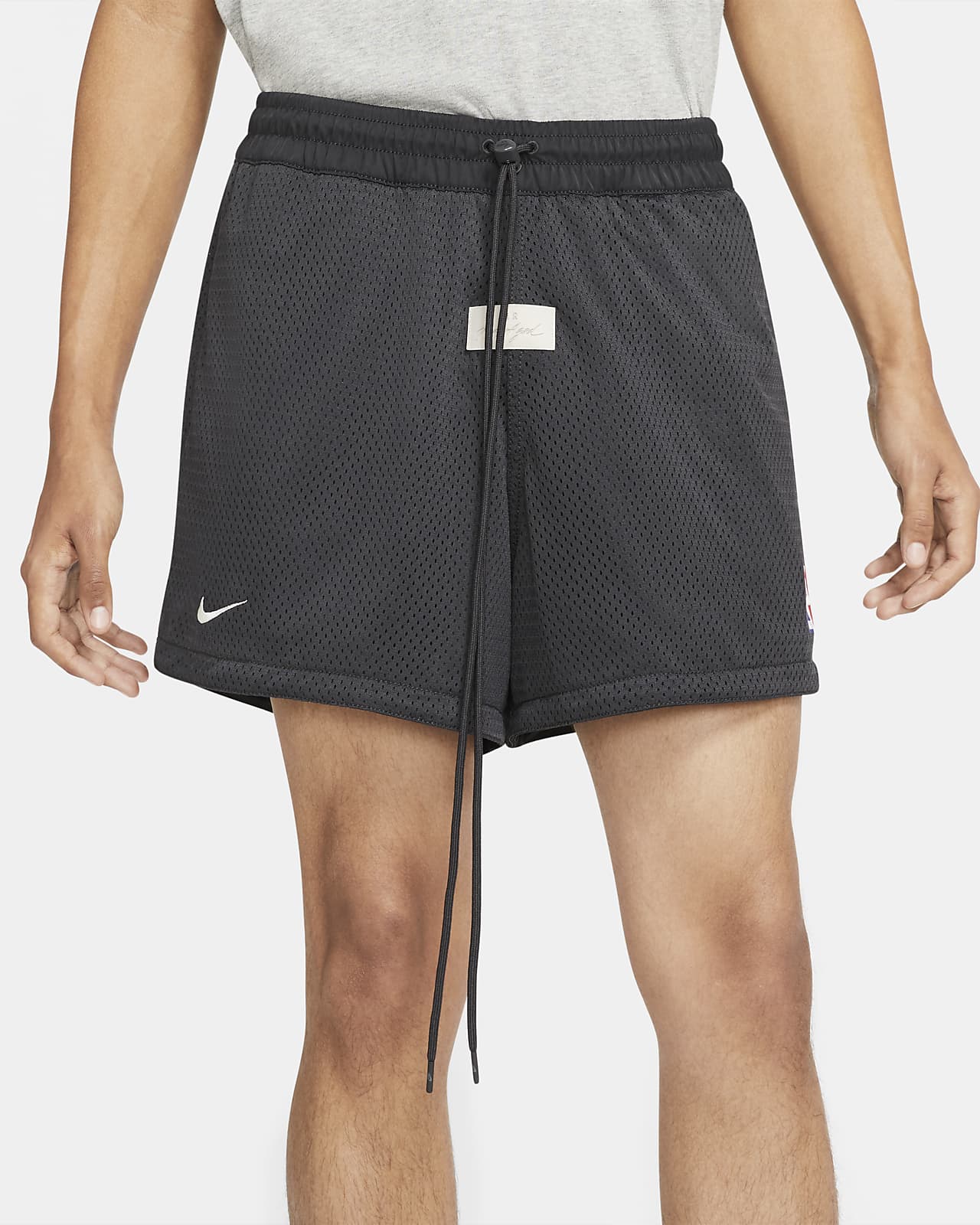 Nike x Fear of God x NBA Basketball Shorts FOG Sail/Cream Size XL