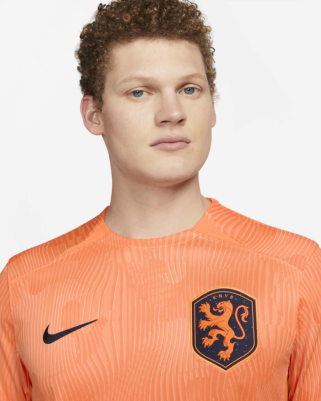 Nike Netherland KNVB Breathe Stadium Home 20/21 T-Shirt Orange